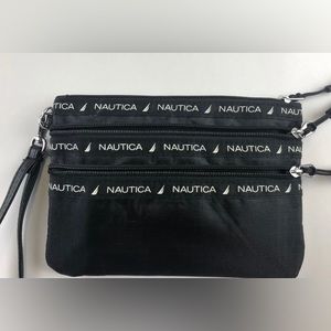 Nautica Captains Quarters Triple Zip Wristlet